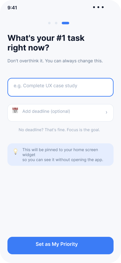 My First Task Priority: Case Study by Vinayak